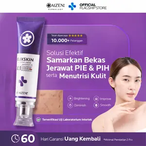 AIZEN - Elixskin Nutritive Cream V2.0 - Cream Penghilang Bekas Jerawat 100% BPOM All Skin Types Perawatan Wajah Bopeng Hitam