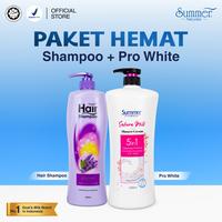Gambar Summer Naturale - Paket Hemat Hair Shampoo 1000ml + Prowhite 1000ml Pump - PAHE 1 dari Summer Naturale Indonesia Kota Medan 5 Tokopedia