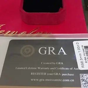 [PROMO] OS5-ME01 Anting Wanita Moissanite 1 Carat Henri Moissan Star Garansi 1 Tahun Berkualitas Tinggi High Quality Grade VVS1 Anti Luntur Karat Berubah Warna Aksesoris Anting Nikah Elegan