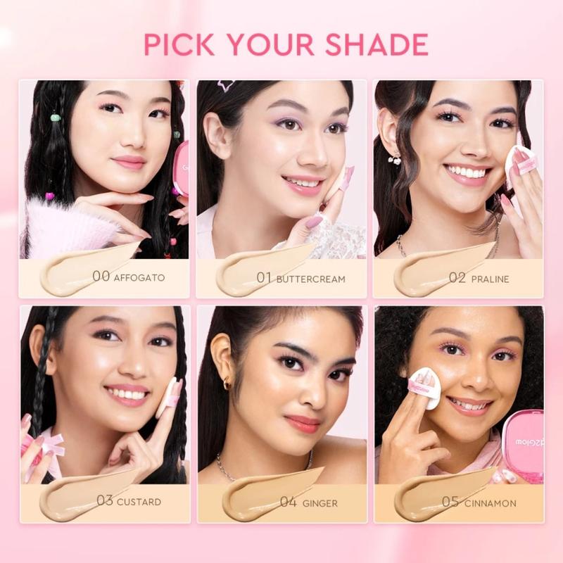 Glad2Glow Cushion Perfect Cover G2Glow 11g | Foundation Ringan di Wajah Waterproof dan Transferproof 7