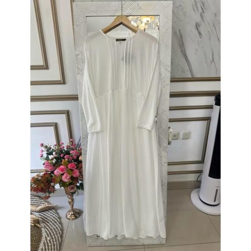 Inner Gamis Putih Polos Jersey Mix Anti UV Tile Tutu 0