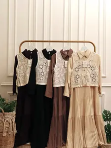 MADAMEMALLA PO 1363 Gelvia Midi Vest Fashion Muslim