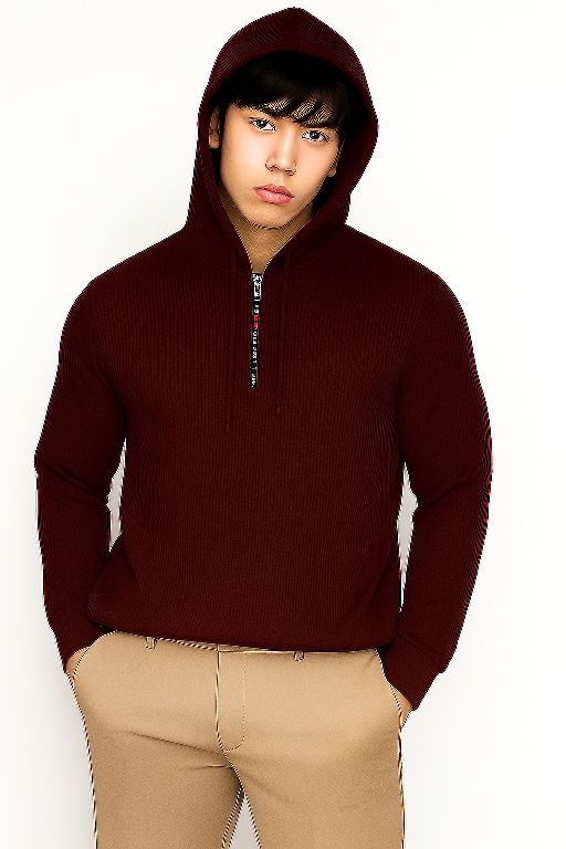 kaos pria lengan panjang Hoodie Ziper wafle polos 2- hanley lengan panjang kancing aktif - kaos distro Polos Baju Formal