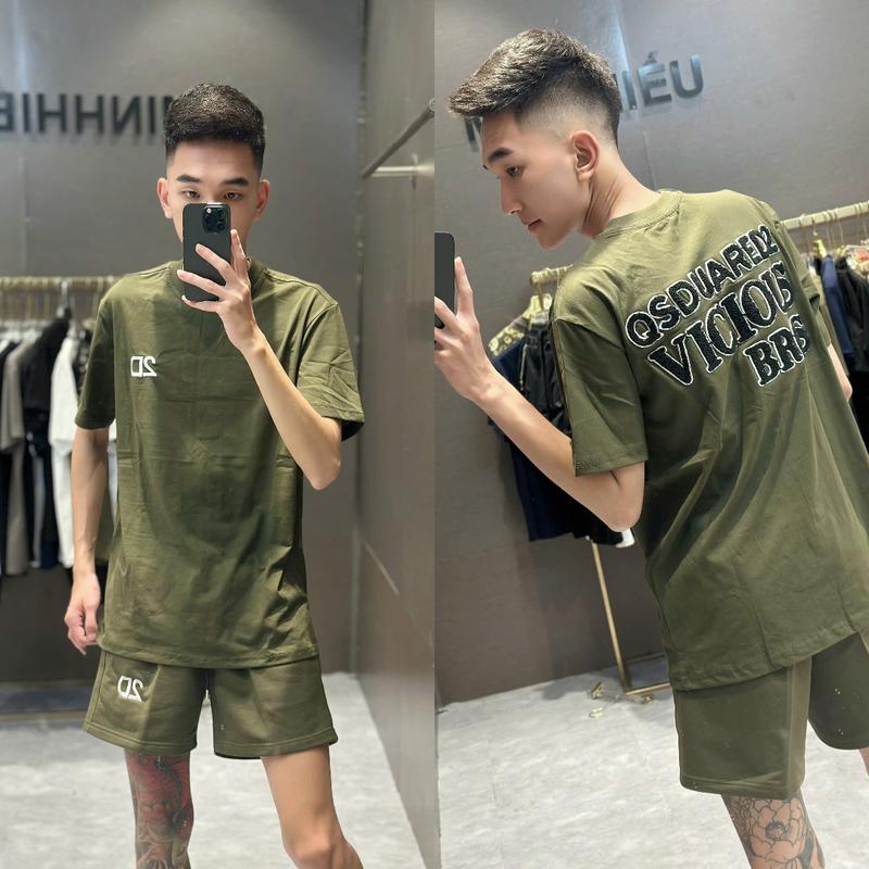 Bộ Thể Thao Đại Sứ Quán Bản Full Thêu Sau Lưng Chữ Nhung Đậm Chất Boi Phố Chất Liệu Cotton Mịn Phối Quần Nỉ Chân Cua