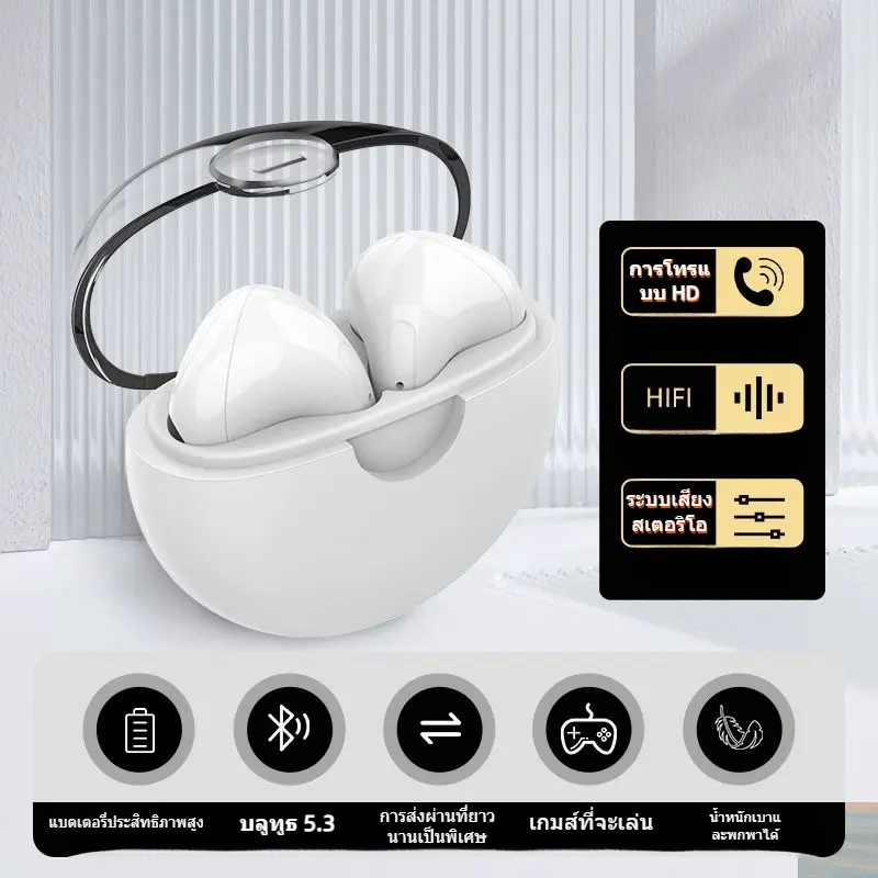 A6pro 2024 New True Wireless Bluetooth Headset, New Nice Sports Games, Noise Reduction Calling, Suitable for IS0 and Android