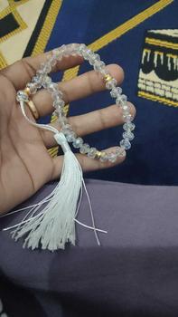 Product Review of Tasbih Kristal Ceko 33butir Tasbih kristal pendek Tasbih Kristal cantik Muslim from t**e 0