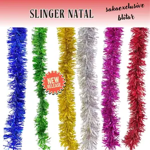 Slinger Natal Rumbai Dekorasi Pesta Natal Christmas Tahun Baru New Year 17 Agustus