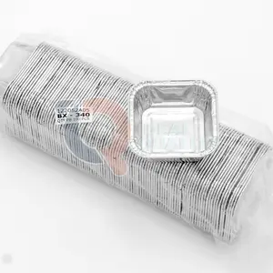 ALUMINIUM TRAY BX-340 LOYANG FOIL - WADAH CUP ALUMINIUM FOIL BX 340