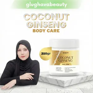GLUGHAVA Coconot Gingseng Body Lotion Mencerahkan - 250gr