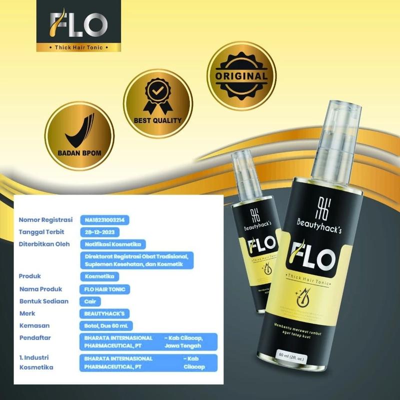 Product Introduction of PROMO!! FLO HAIR TONIC 60ml Menumbuhkan Rambut Kebotakan Dan Perawatan Vitamin Rambut Kering Haircare 4