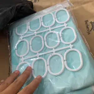 TIRAI KAMAR MANDI ANTI AIR BAHAN PEVA - GORDEN KAMAR MANDI - SHOWER CURTAIN HORDENG KAMAR MANDI