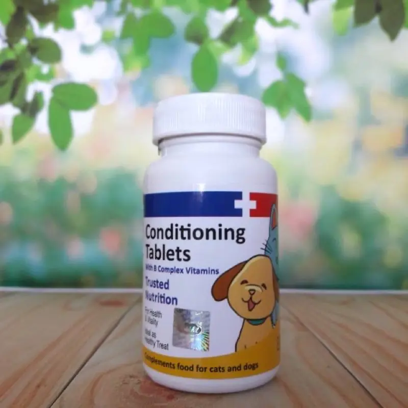 B KOMPLEKS VITAMIN Kucing & Anjing Conditioning Tablets vit B Complex vitamin untuk kucing /anjing ECER