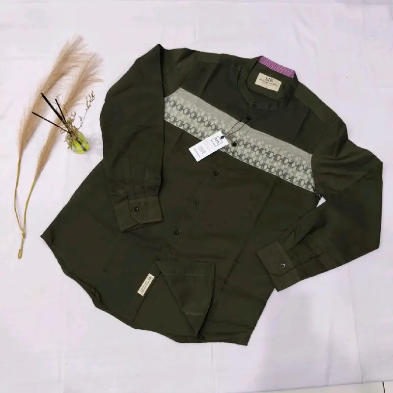 KEMKO KEMEJA KOKO MK || MOTIF LIST DADA || HARGA MURAH 1