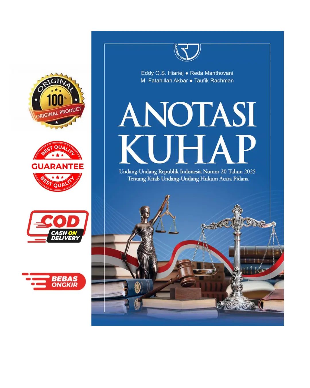 Buku Anotasi KUHAP UU RI NO.20 Tahun 2025 tentang Kitab Undang-undang Hukum Acara Pidana – Eddy O.S Hiariej (original)