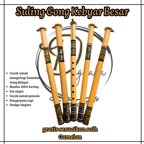 Digraha Art Suling Bali Suling Gamelan Bali Baleganjur Gong Kebyar BESAR Semarpegulingan Angklung Bambu