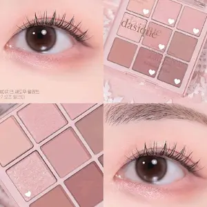 EYESHADOW PALETTE 9 COLORS MATTE SHIMMER AND GLITTER