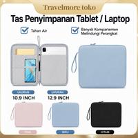 Gambar Tas Sleeve Tablet PU Waterproof Anti Slip 10.9/12.9 Inch Sarung iPad Laptop Sleeve Case Portable - Biru, 10.9inch dari Travelmore toko Kab. Tangerang 1 Tokopedia