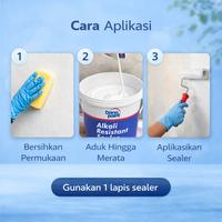 Gambar Danapaint Alkali Resistant Sealer 591 0001 Cat Dasar Tembok 20 Liter Putih - Daya Lekat Baik & Resistensi Alkali Tinggi dari Tirta Bangunan Kota Depok 3 Tokopedia