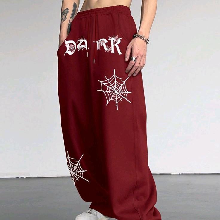 CELANA KULOT PRIA BIGSIZE KOREAN STYLE (KULOT UTUH) DARK MOTIF PRINTER DRAWSTING WIDE LEG PANTS KOREAN STYLE BIGSIZE OVERSIZE ALL SIZE S M L XL 2XL 3XL 4XL 5XL VINZELL INDUSTRIES 1