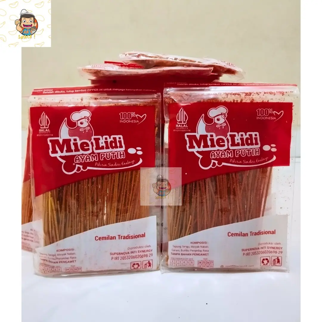 Mie Lidi-Lidian Snack Camilan Pedas