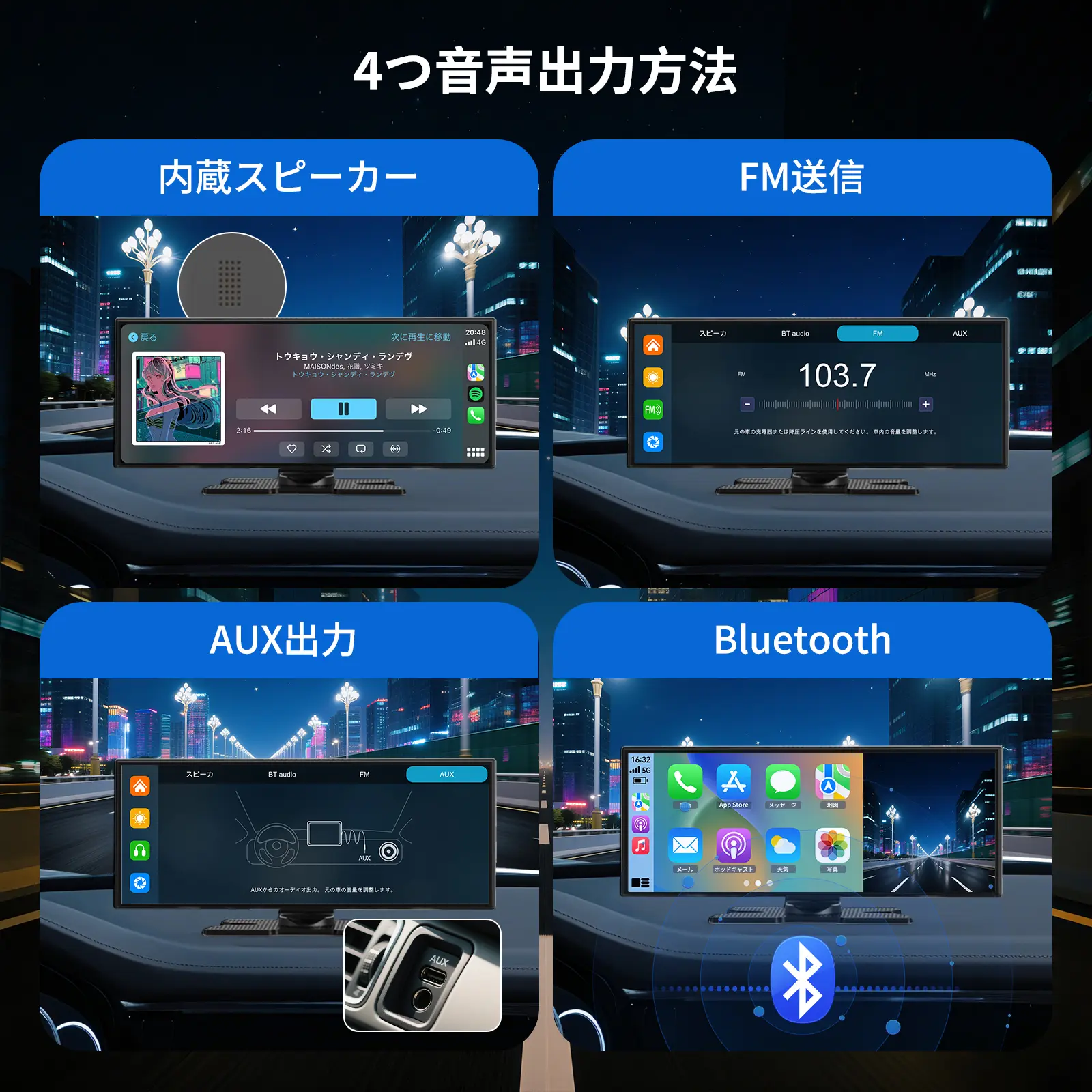 Herilary 2026 アップグレード版 11.5インチ 4K ワイヤレスカープレイ Herilary 2026 アップグレード版 11.5インチ 4K ワイヤレスカープレイ
