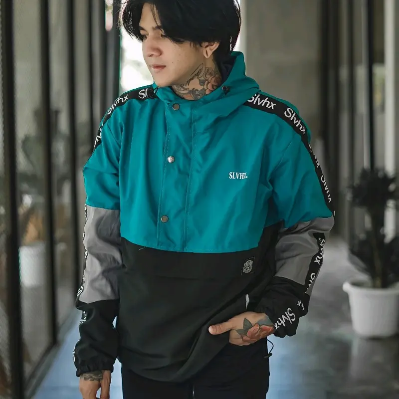 Jaket Cagoule Pria Tosca Salvio Hexia Parasut Watetproof Anti Air Nyaman Waterproof Distro 3