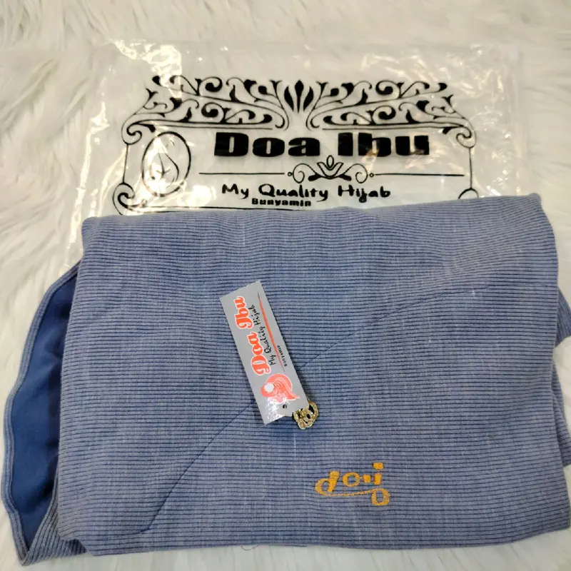 NA -  Bergo Malay Rempel Double Knit Size M by Do'a Ibu hijab Nana Alifah Nyaman Muslim 4