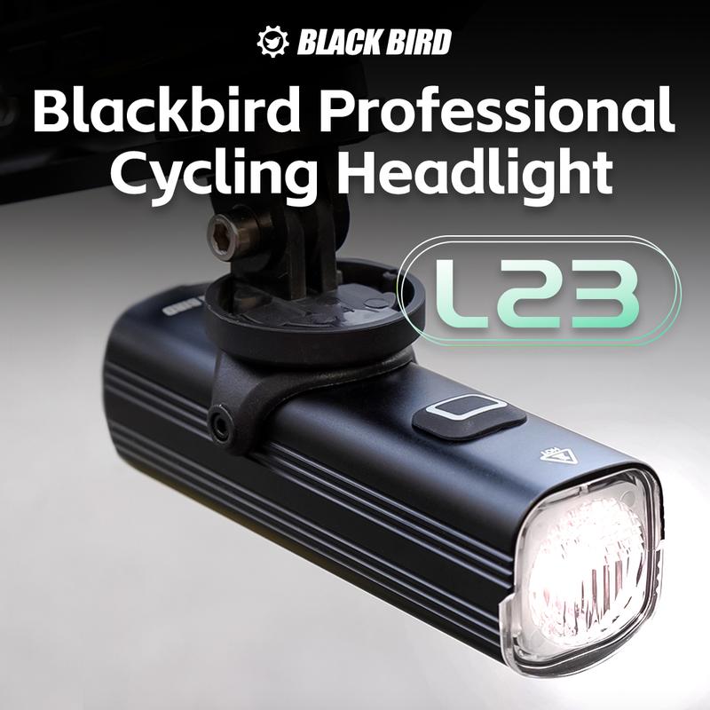 BLACK BIRD Đèn Pha Xe Đạp Blackbird L23 Road Bike Mountain Bike 800 Lumen Chống Nước IPX6 Vỏ Hợp Kim Nhôm Bền Tản Nhiệt Hiệu Quả Hỗ Trợ Sạc Và Sử Dụng Đồng Thời Sạc Đầy Trong 3 Giờ