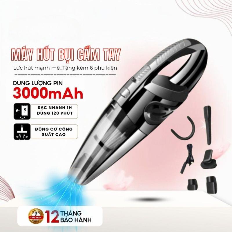  Máy Hút Bụi Mini Cầm Tay GODWELL Máy Hút Bụi Không Dây Hút Bụi Ô tô Công Suất Lớn Tiện Lợi Mọi Lúc 
