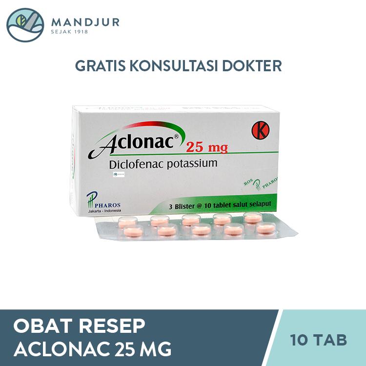 Aclonac 25 mg Blister 10 Tablet