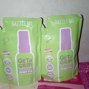 [BPOM] DAZZLE ME Get a Grip! Makeup Setting Spray Dewy Matte Hydro Barbie Prime+Set Anti-Pollution 50ml & 100ml Dewy Refill