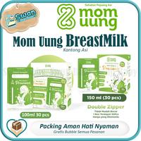 Gambar MOM UUNG PRE-STERILIZED BREASTMILK BAG/ KANTONG ASI 100 ML 30 LEMBAR DOUBLE ZIPPER / ADA INDIKATOR SUHU / PERMUKAAN MUDAH DITULIS dari Swan Baby Shop Kota Administrasi Jakarta Barat 1 Tokopedia