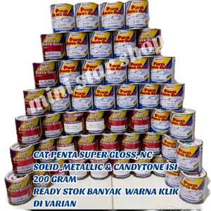 Cat Duco Penta Super Gloss Candytone Metalik NC Solid 200 Gram - Cat Mobil Motor Refinish Paint - Car