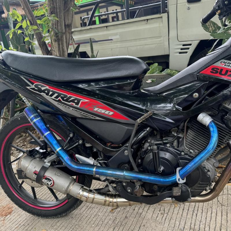 Product Introduction of Leher knalpot satria fu bluemon road race diameter 50mm 1