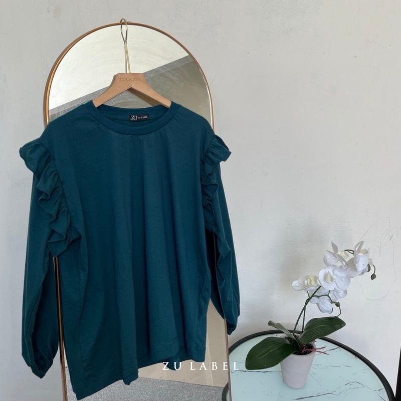 Miska Baju Kaos Atasan Wanita Polos Katun Combed 30s by Zulabel 9