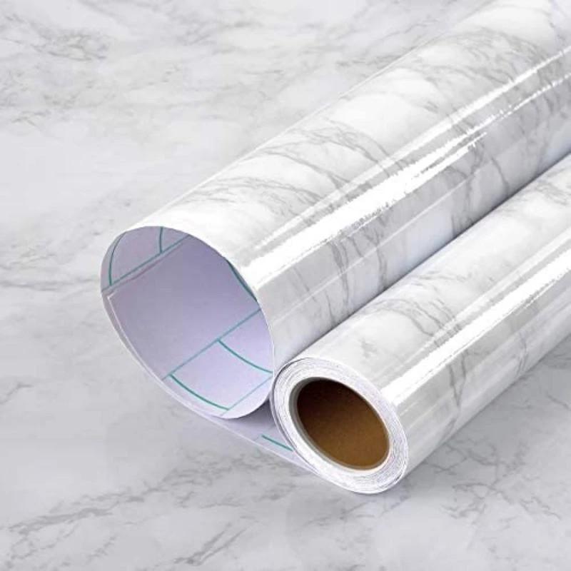 Product Introduction of Paket 4 roll bayar 100 ribuan Wallpaper Sticker Dinding Kamar Tidur Ruang Tamu Dapur Elegan mewah aesthetic bahan pvc sudah ada lemnya tinggal tempel kekinian stiker tembok 2