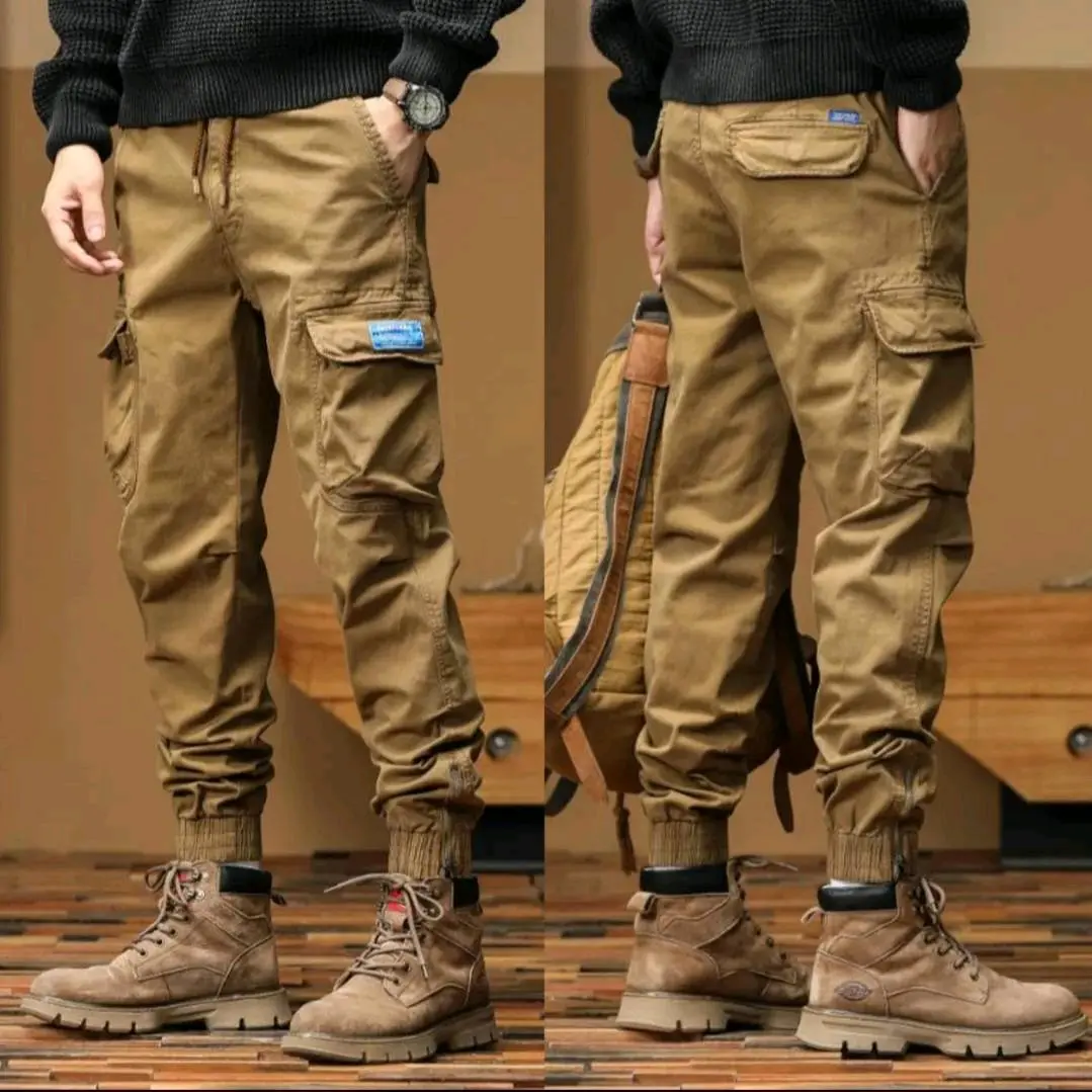 Celana cargo Jogger camo celana polos celana cargo pria wanita Sport