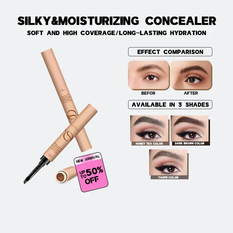 OCHEAL Eyebrow Dyeing Cream 2 In 1 Eyeliner Pencil Waterproof 3 Colors Tinted Long-lasting Eyebrow Stamp Pomade Makeup Cosmetics