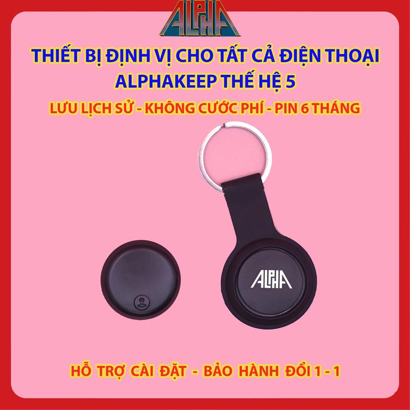 Thiết bị Định Vị Alphakeep Thế Hệ 5: App Tiếng Việt- Lưu Lịch Sử - Nhiều Cải Tiến