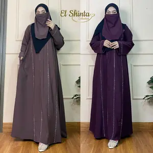 Gamis Muslimah Wanita Terbaru Abaya Bahan Anti UV nyaman Ukuran Jumbo