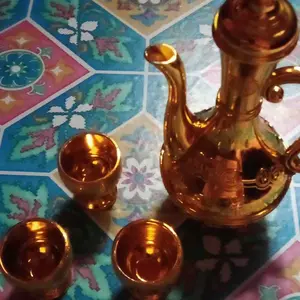 Set Cangkir Dewa Keberuntungan Keberuntungan Zhaocai