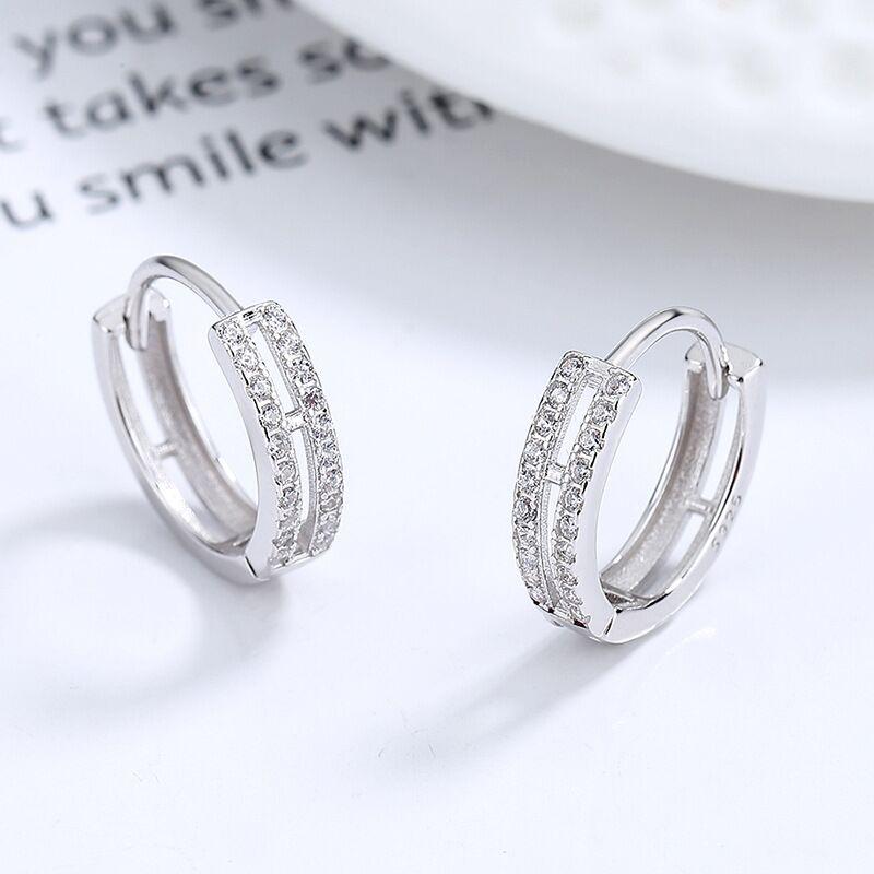 Product Introduction of Fashion Women Earrings New Discount Delicate Circle Earring Jewelry For Lady 7