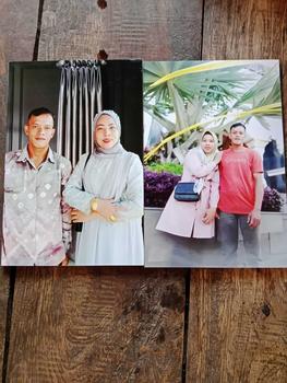 Product Review of PAKET 2PCS 20X30 (10R) CETAK FOTO DENGAN BINGKAI MDF Dinding Hadiah from d**1 0