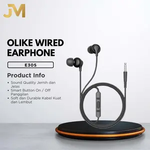 Olike E30s Headset Wired Earphone Bass Original