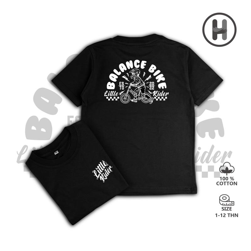 kaos anak/baju anak/kaos anak premium/motif balance bike 1