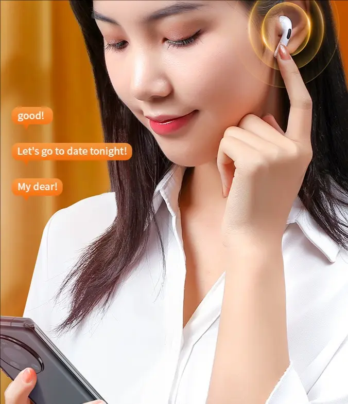 Tai nghe Bluetooth không dây, loại trong tai, với tính năng giảm tiếng ồn. tai nghe  ky5 Nhét Tai Nghe Nhạc 4