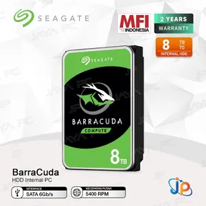 Seagate PC Barracuda 8TB 3.5" HDD/ HD/ Hardisk/ Harddisk Internal