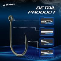 Gambar JEMMY Kail Pancing Carbon Steel Super Tajam Anti Karat Hook Pancing Kuat Berbagai Ukuran No. 4-15 Cocok Untuk Air Tawar / Laut Isi 50 - 100 Pcs - 3 (100 Pcs) dari JEMMY Indonesia Kota Administrasi Jakarta Barat 2 Tokopedia