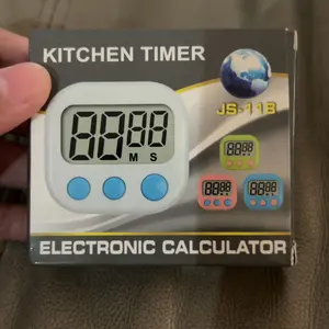 Pengatur Waktu Masak Stopwatch Bermagnet  Alarm Timer Masak Dapur Clock Stopwatch Digital Timer Kitchen Mini