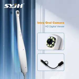 SYJH 8 LED Dental Intra Oral HD Camera 5MM-50MM Focus Oral Examination Camera USB Type Real-time Endoscope Dentist Equipment